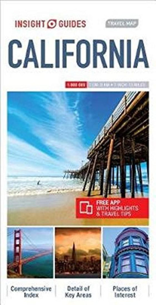 California : Insight Guides Travel Map