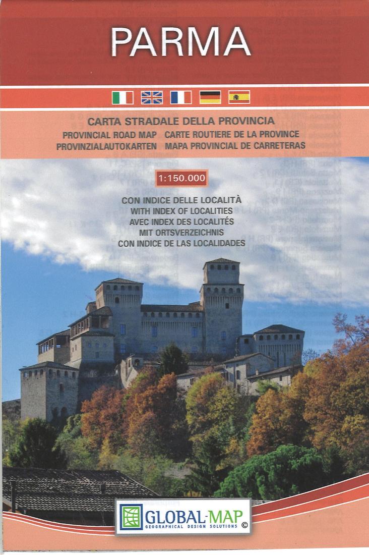Parma : carta stradale della provincia