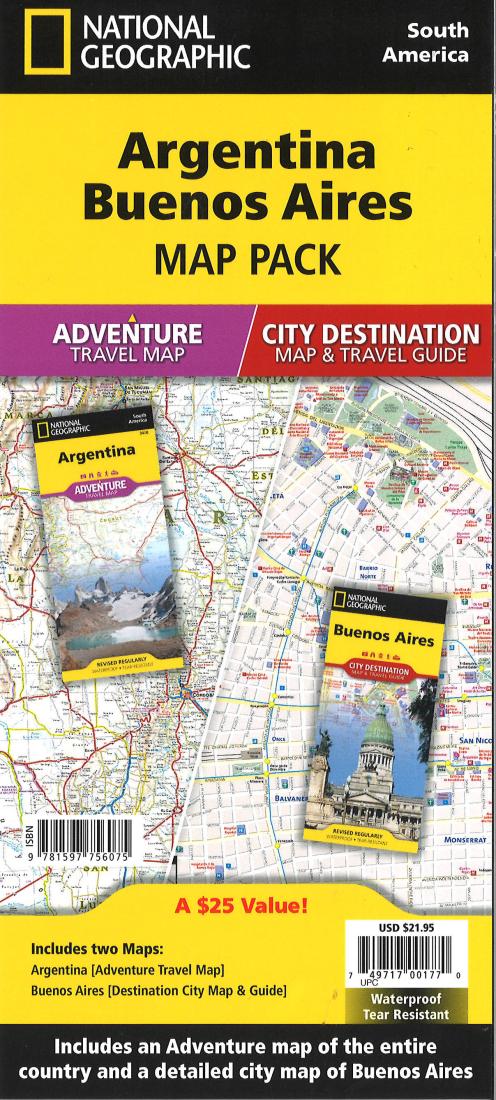 Argentina & Buenos Aires, Map Pack Bundle