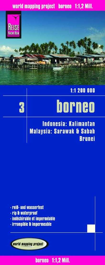Borneo : Indonesia : Kalimantan : Malaysia : Sarawak and Sabah : Brunei