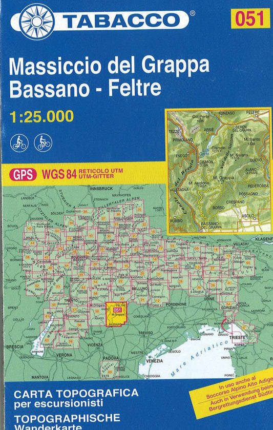 Massiccio del Grappa Bassano - Feltre