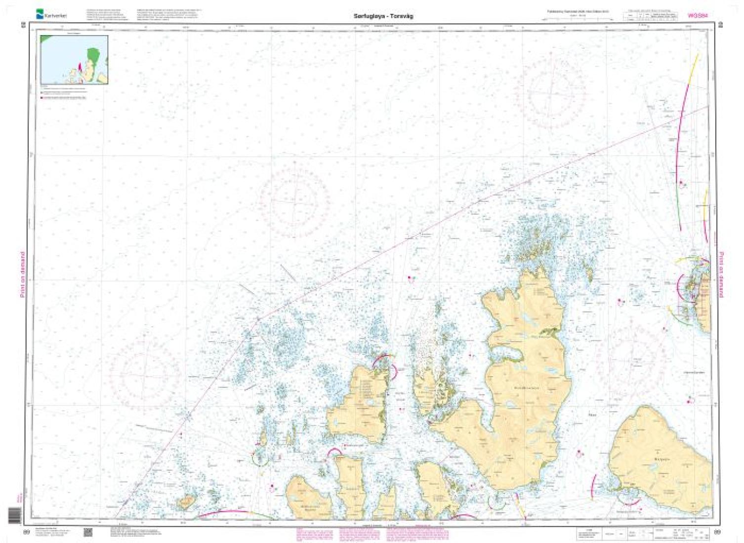 Sørfugløya - Torsvåg - 89 - Norway Kartverket Nautical Charts