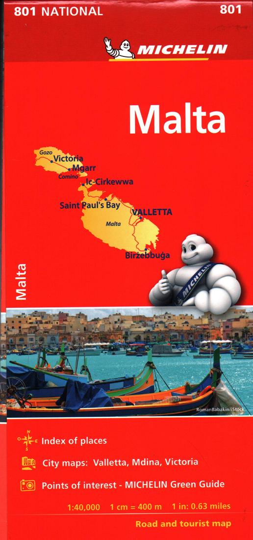 Malta : 1:40,000 : Road and tourist map = Malte : Gozo : 1/40 000