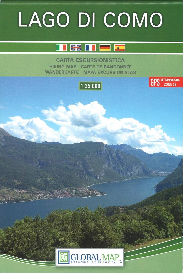 Lago di Como : hiking map : carta escursionistica