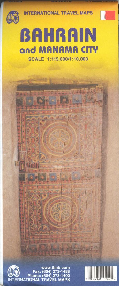 Bahrain and Manama City : scale 1:115,000, 1:10,000