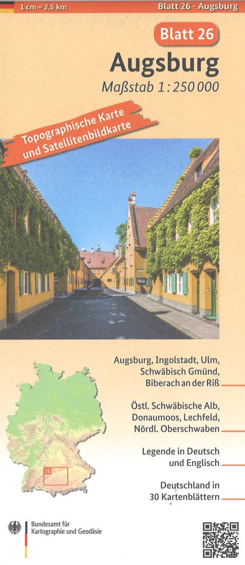 Augsburg 1:250 000, blatt 26
