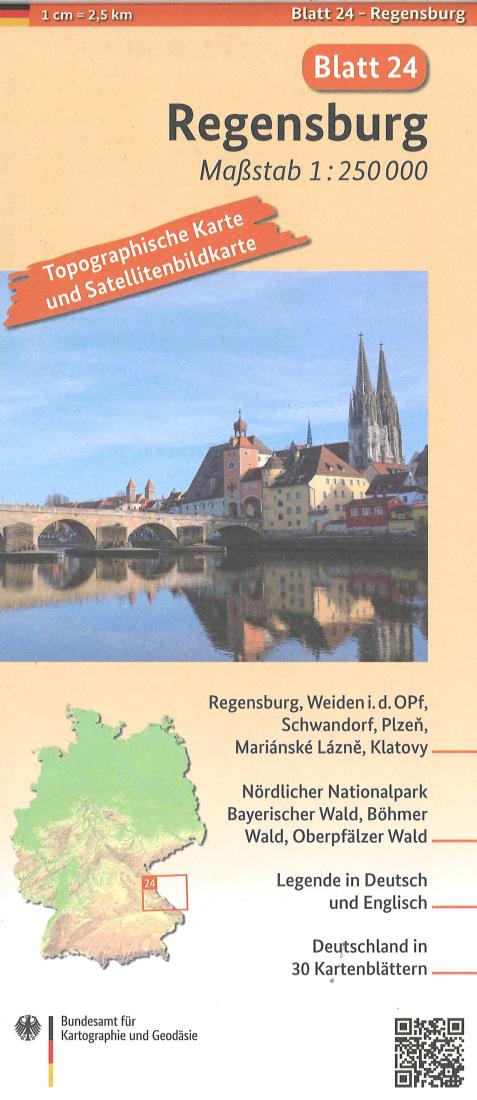 Regensburg 1:250 000, blatt 24
