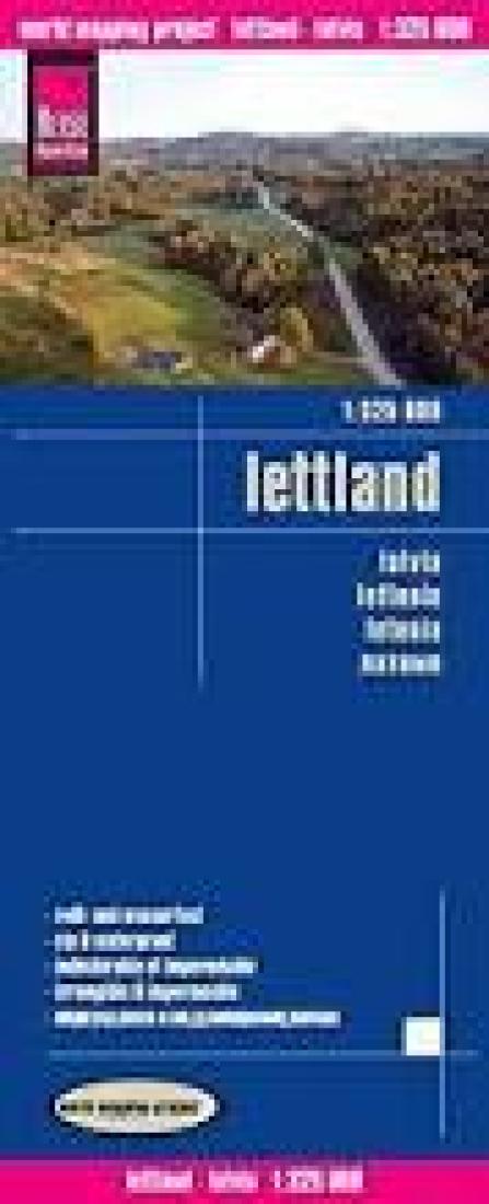 Latvia : 1:325 000 = Lettland : 1:325 000 = Lettonie : 1:325 000 = Letonia : 1:325 000 : 1:325 000