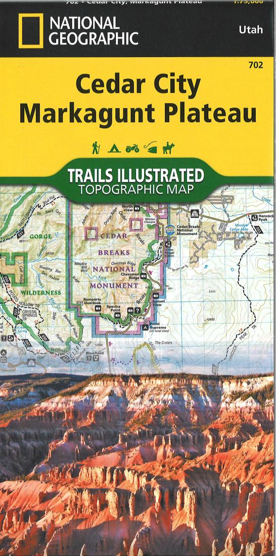 Cedar City, Markagunt Plateau : trails illustrated topographic maps