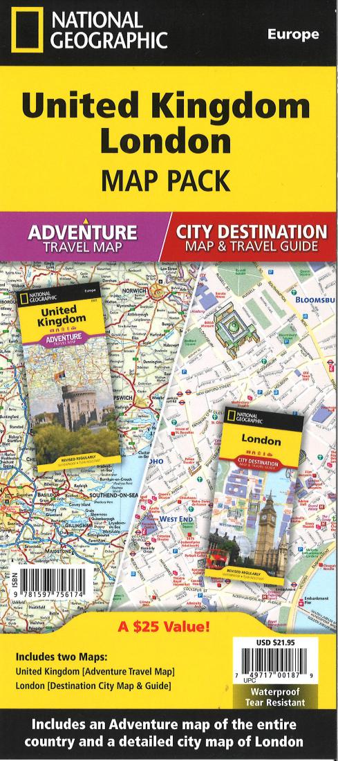 United Kingdom, London Map Pack Bundle
