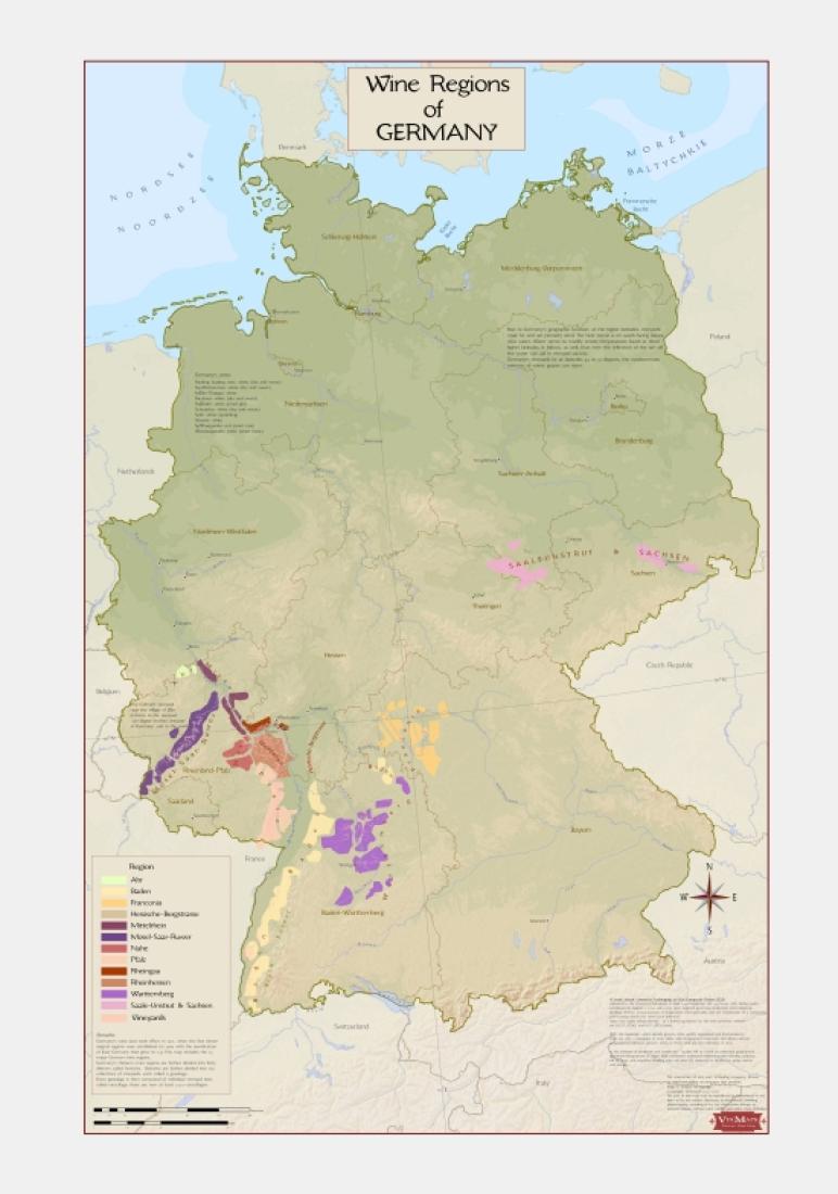 Wine regions of Germany [32.5x22.5]