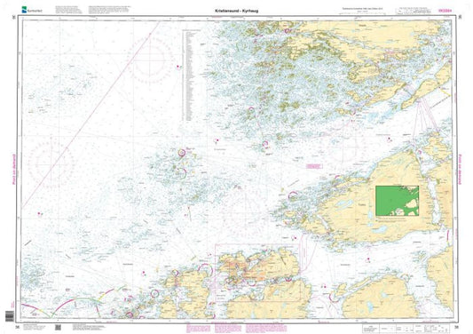 Kristiansund - Kyrhaug - 36 - Norway Kartverket Nautical Charts