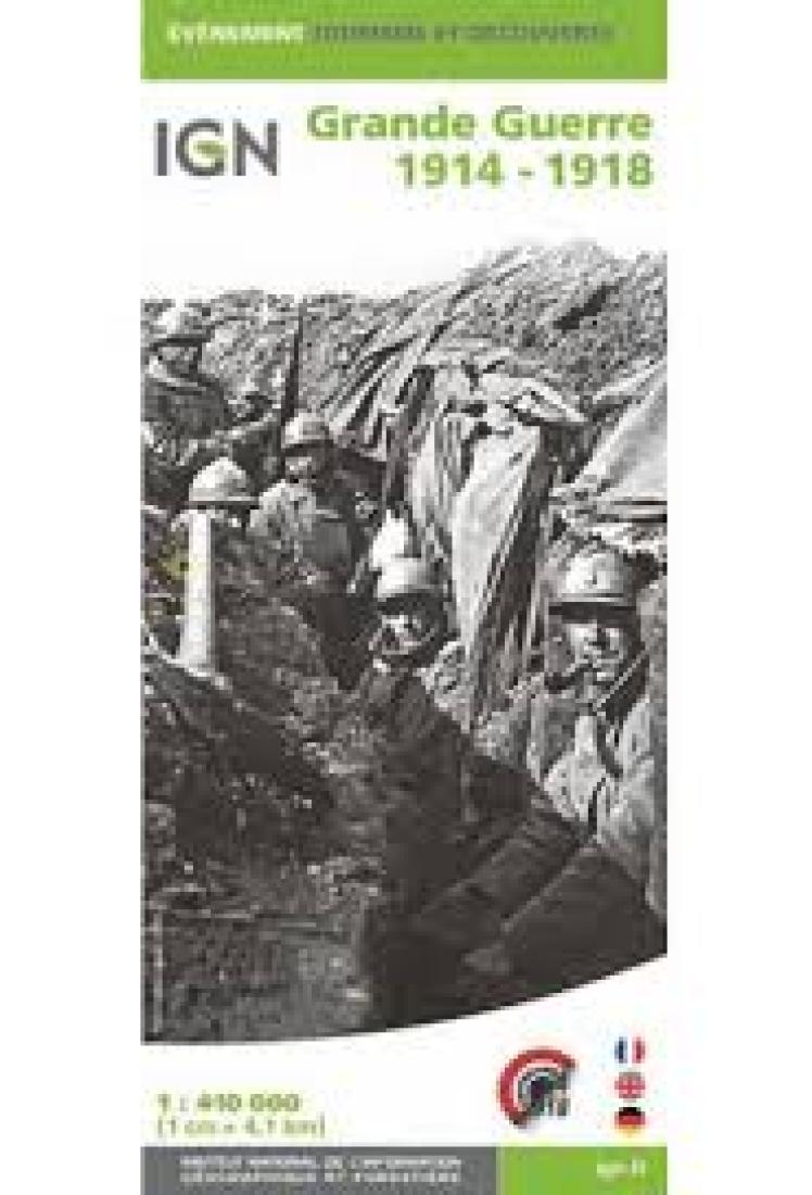 Great War 1914-1918 Commemorative Map