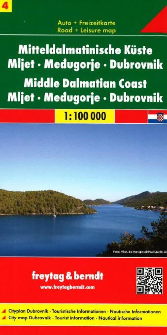 Mitteldalmatinische Küste : Mljet : Medugorje : Dubrovnik = Middle Dalmatian Coast : Mljet : Medugorje : Dubrovnik