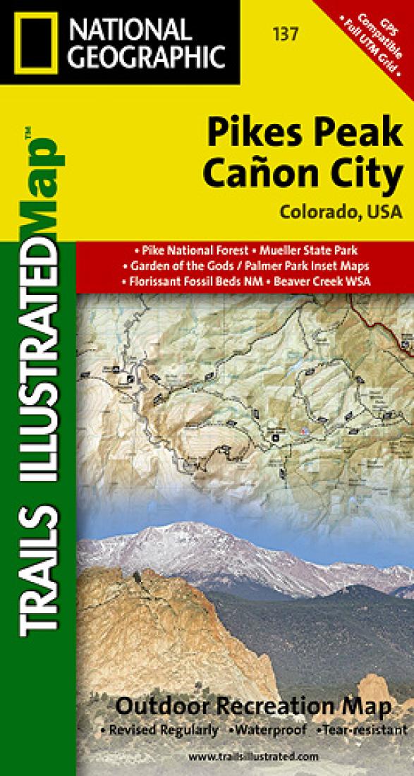 Pikes Peak and Canon City Trail Map