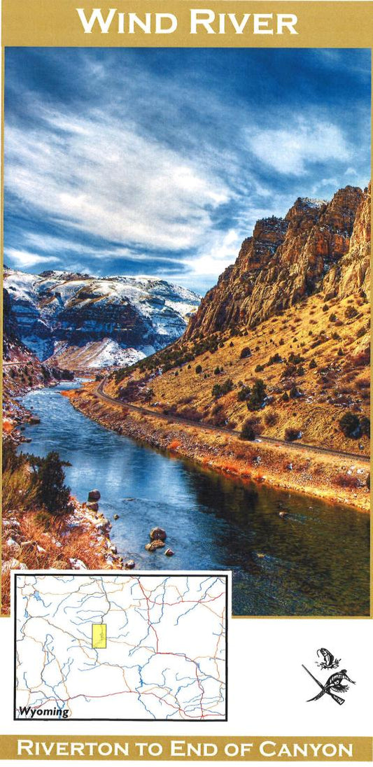 Wind River Canyon 11×17 fold out Fishing Map