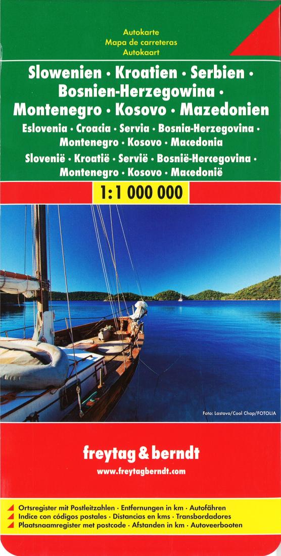 Slowenien : Kroatien : Serbien : Bosnien-Herzegowina : Montenegro : Kosovo : Mazedonien = Eslovenia : Croacia : Servia : Bosnia-Herzegovina : Montenegro : Kosovo : Macedonia = Slovenië : Kroatië : Servië : Bosnië-Hercegovina : Montenegro : Kosovo : M