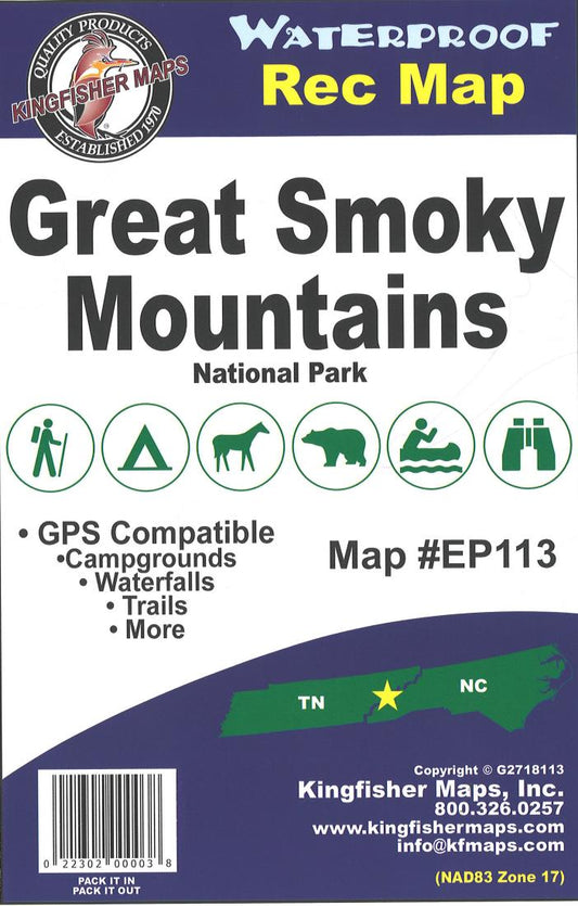 Great Smoky Mountain National Park Map