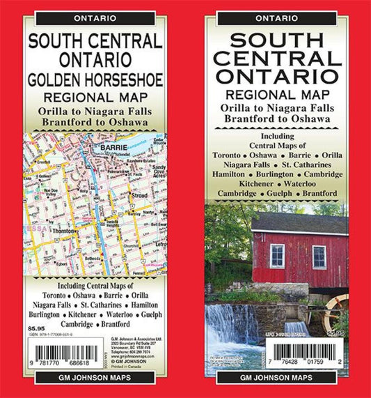 South Central Ontario (Golden Horseshoe), Ontario Regional Map Regional Map