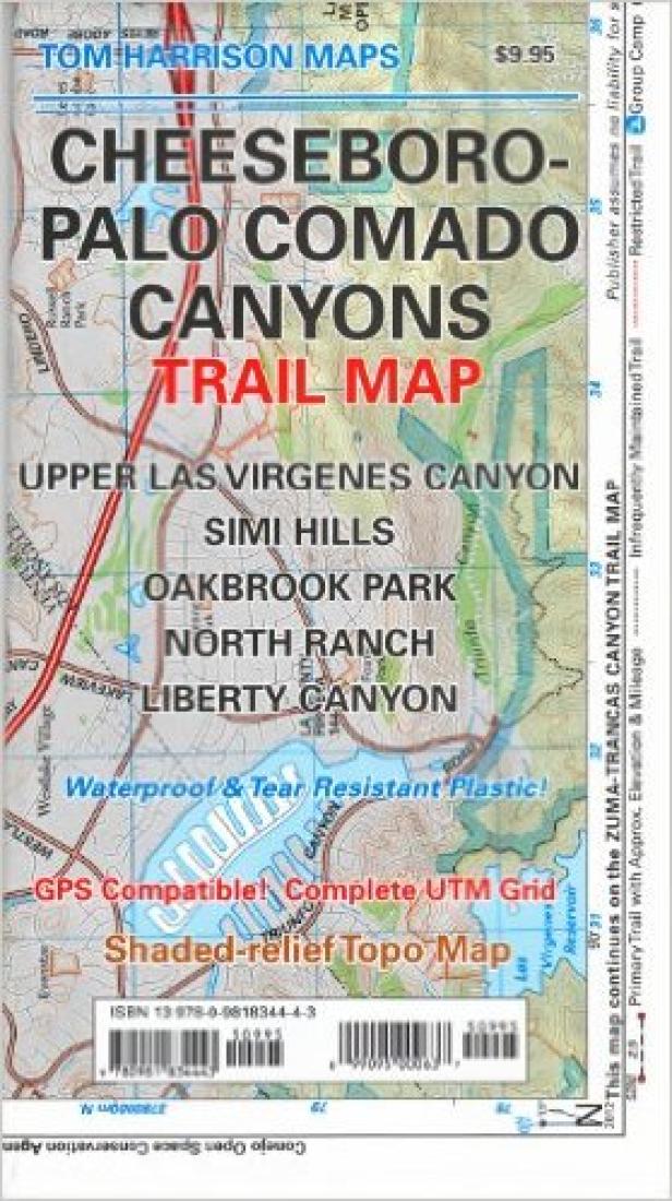 Cheeseboro-Palo Comado Canyons trail map