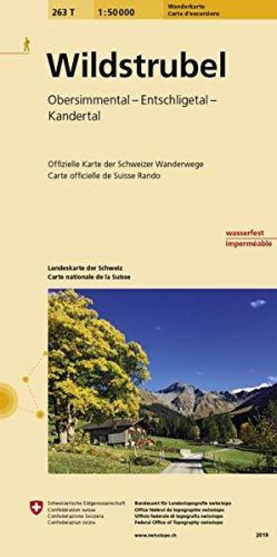 Wildstrubel : Switzerland 1:50,000 Topographic Hiking Series #263T