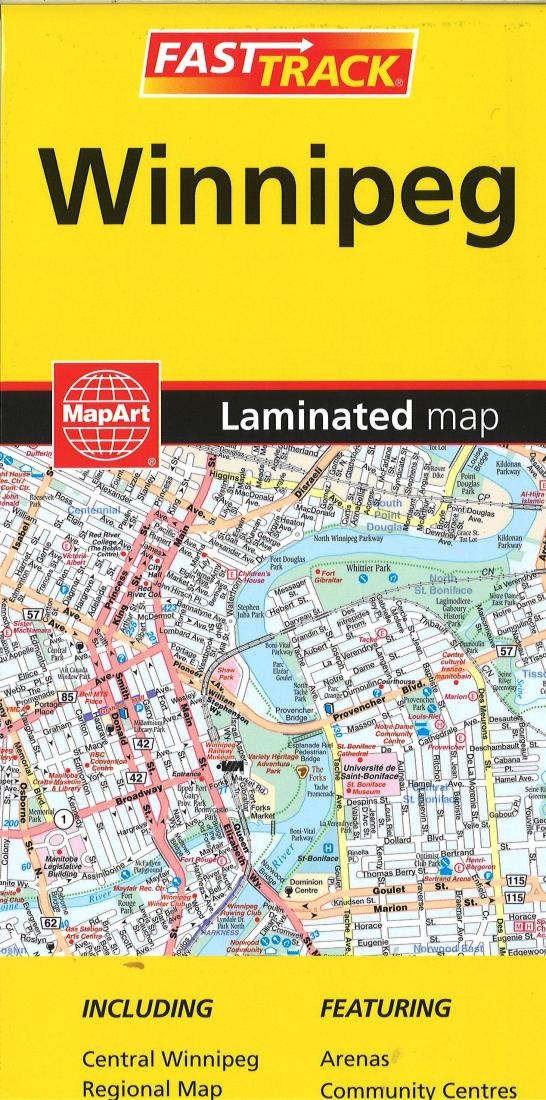 Winnipeg FastTrack Laminated Map