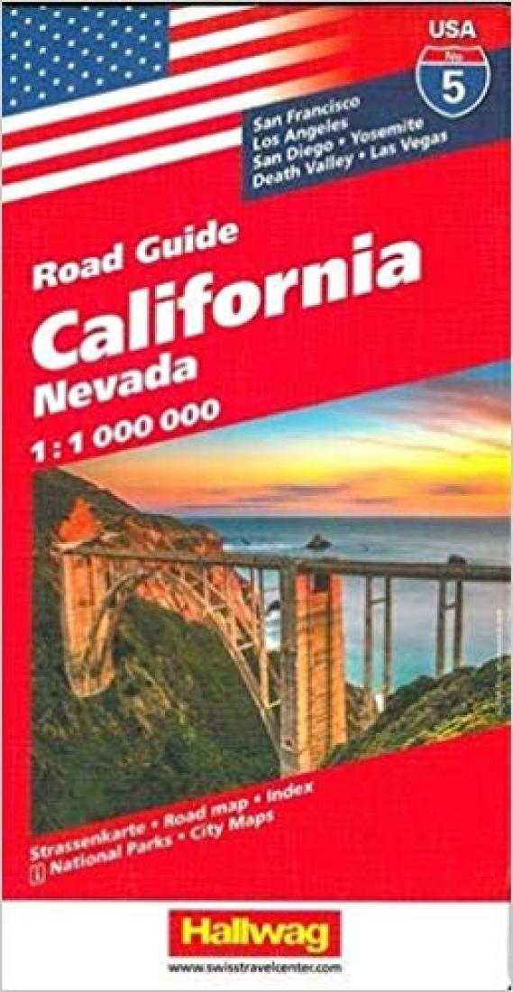 California : Nevada : road guide : 1:1 000 000