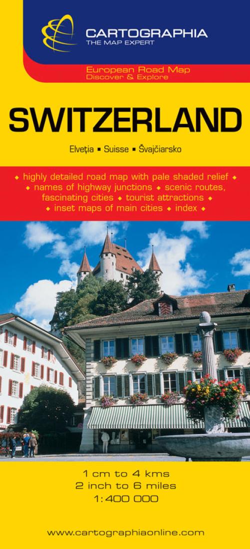 Switzerland Road Map