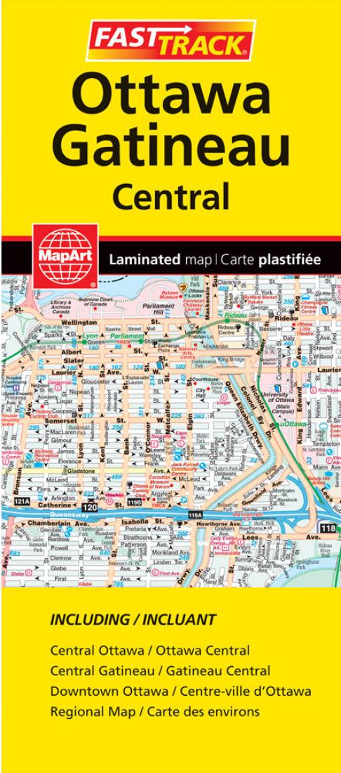 Ottawa and Gatineau Fast Track Map