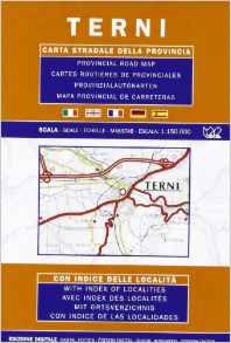 Terni : carta stradale della provincia