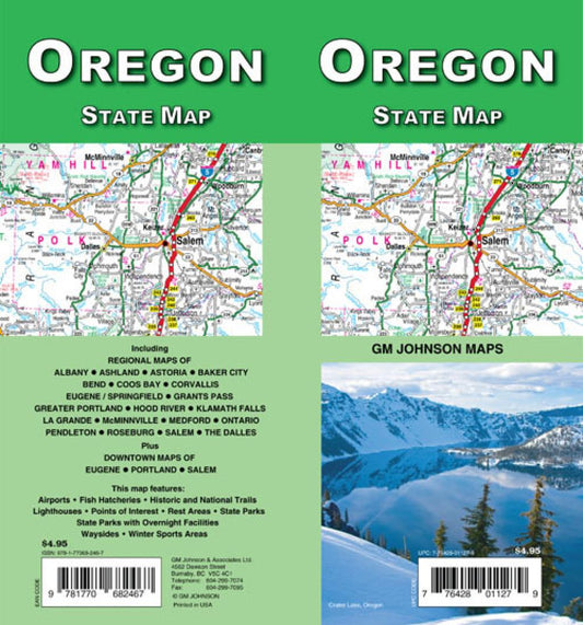 Oregon : state map