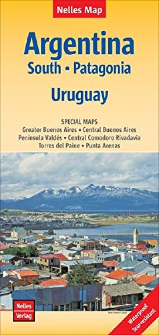 Argentina South : 1:2,500,000 : Patagonia, Uruguay = Argentinine - Süd : 1:2,500,000 : Patagonien, Uruguay = Argentine - Sud : 1:2,500,000 : Patagonie, Uruguay = Argentina - Sur : 1:2,500,000 : Patagonia, Uruguay