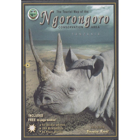 A Tourist Map of Ngorongoro Conservation Area, with Photographic Checklist