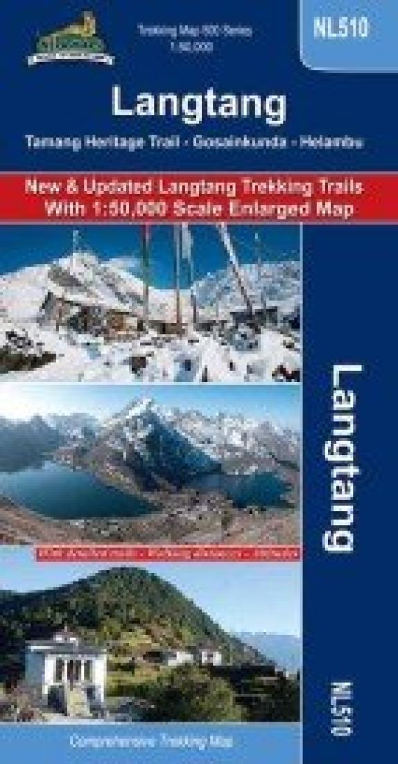 Langtang 1:50,000 Comprehensive Trekking Map