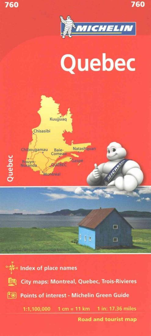 Quebec Regional Map