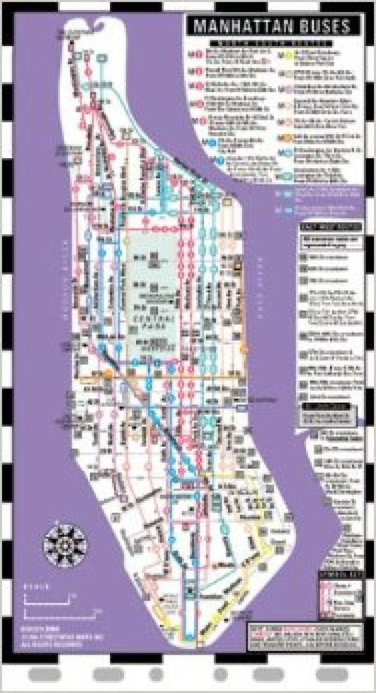 Manhattan subways : Streetwise metro map = Manhattan buses