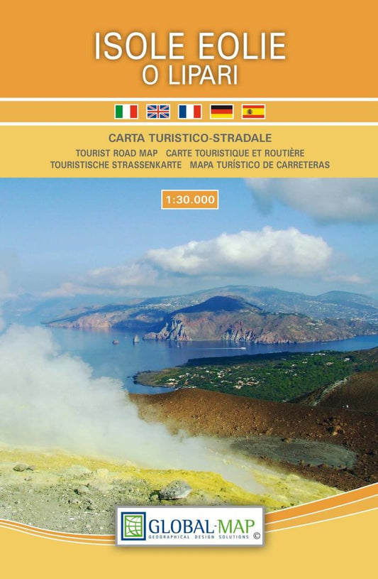Isole Eolie : o Lipari : carta turistico-stradale e nautica : 1:30.000 = Isole Eolie : o Lipari : tourist road map : 1:30.000 = Isole Eolie : o Lipari : carte touristique et routière : 1:30.000 = Isole Eolie : o Lipari : touristische strassenkarte :