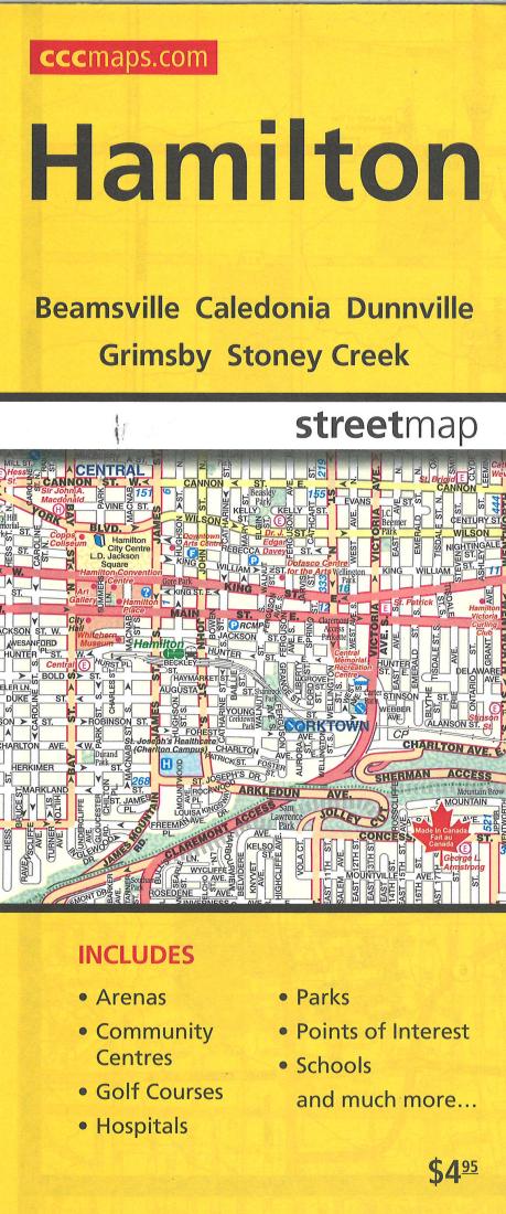 Hamilton, ON City Map