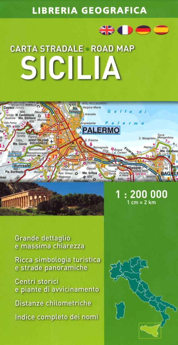 Sicilia : carta stradale = Sicilia : road map