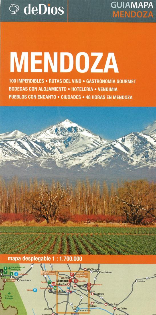 Mendoza : tourist map