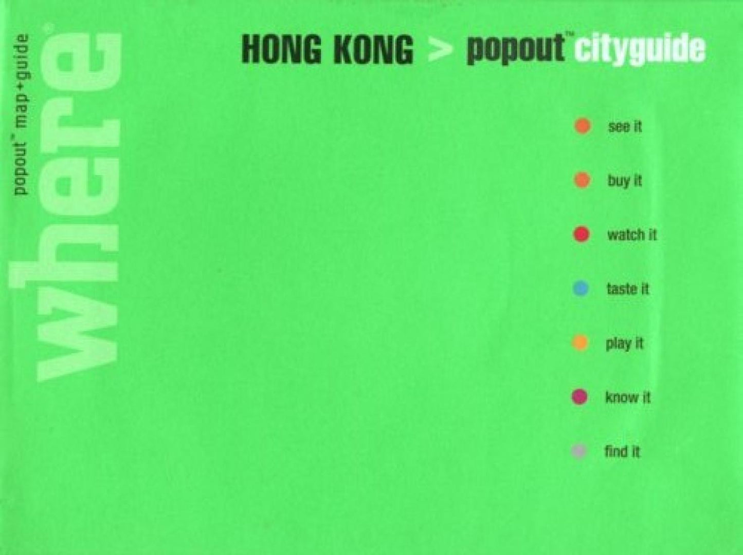 Hong Kong : popout cityguide