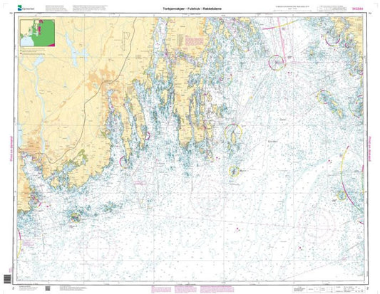 Torbjørnskjær - Fulehuk - Rakkebåene - 2 - Norway Kartverket Nautical Charts