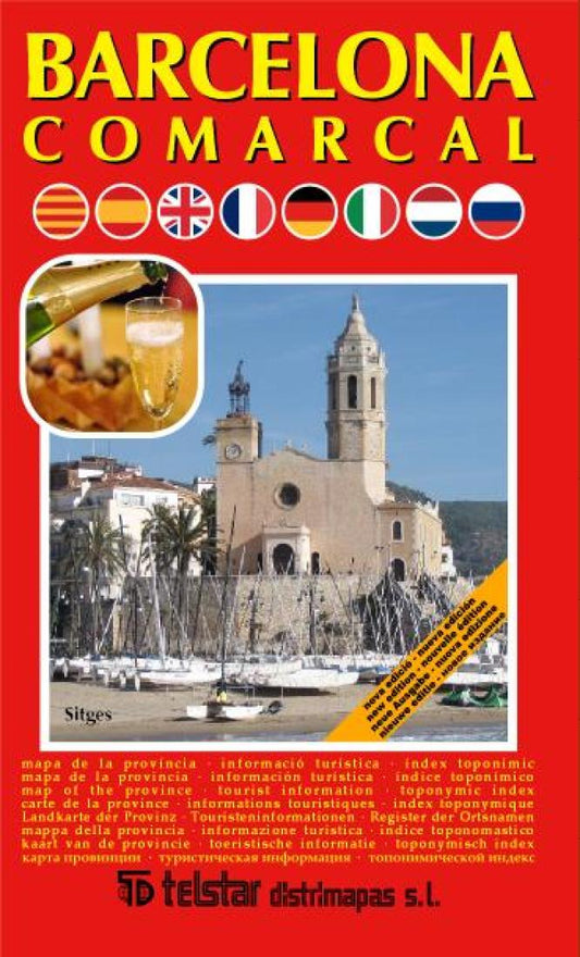 Barcelona Comarcal City Map