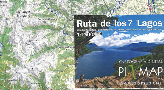 Ruta de los 7 Lagos hiking map