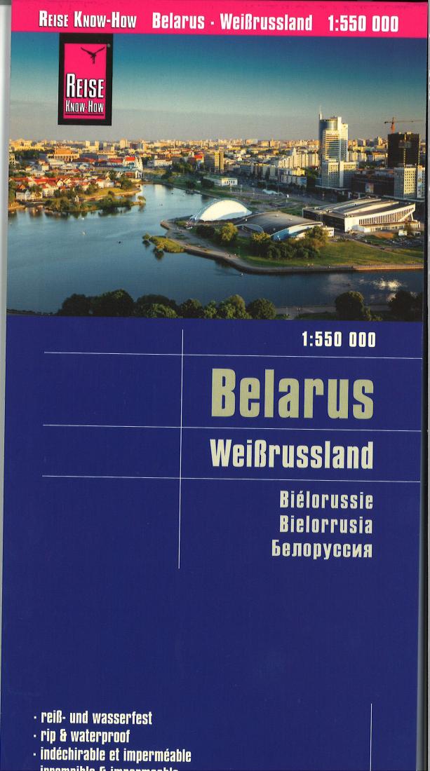Belarus 1:550 000 = Weißrussland 1:550 000 = Biélorussie 1:550 000 = Bielorrusia 1:550 000 1:550 000