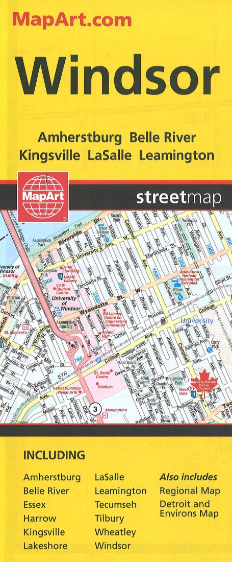 Windsor, Ontario : street map