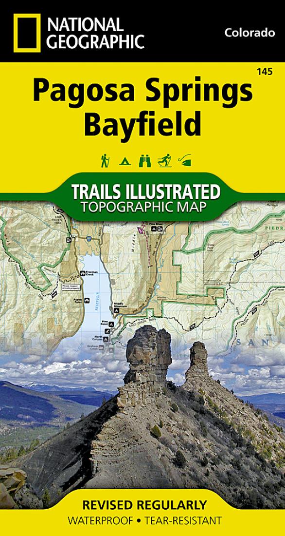 Pagosa Springs and Bayfield, Trail Map