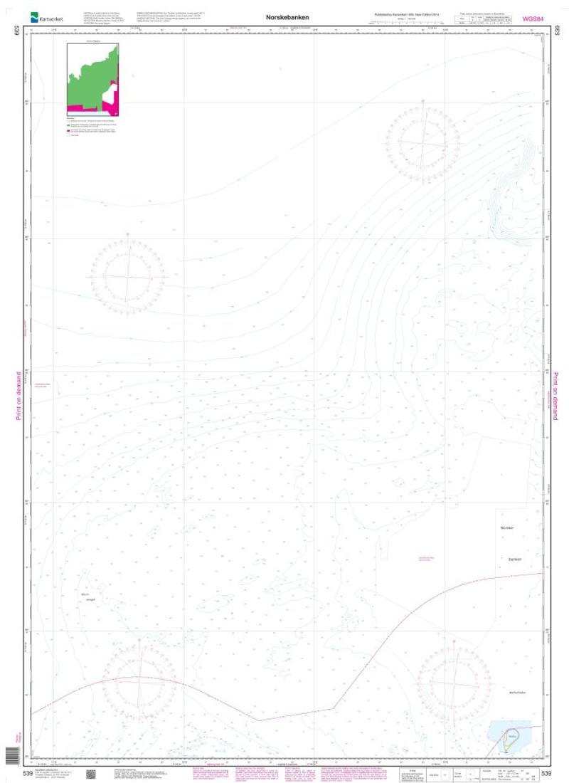Norskebanken - 539 - Norway Kartverket Nautical Charts