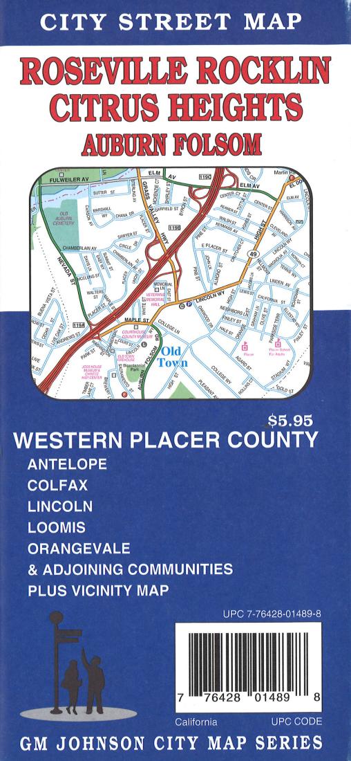 Roseville : Rocklin : Citrus Heights : Auburn : Folsom : city street map = Citrus Heights : Roseville : Rocklin : Auburn : Folsom : city street map