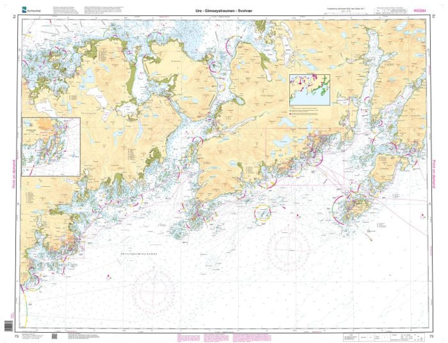 Ure - Gimsøystraumen - Svolvær - 73 - Norway Kartverket Nautical Charts